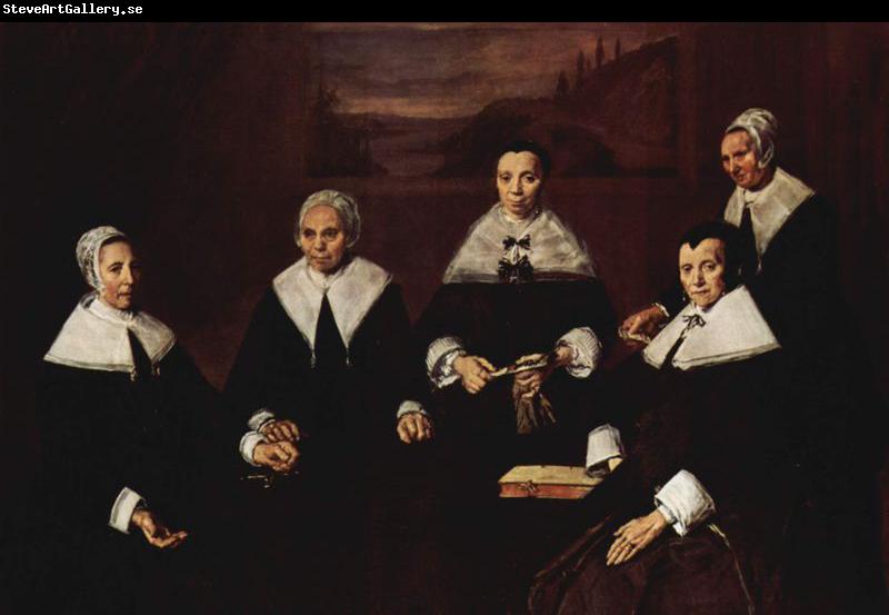 Frans Hals Gruppenportrat der Regentinnen des Altfrauenhospitzes in Haarlem